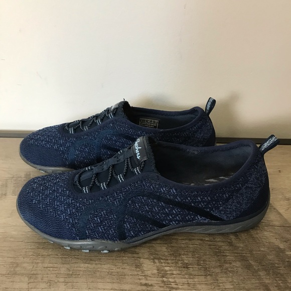 skechers relaxed fit navy